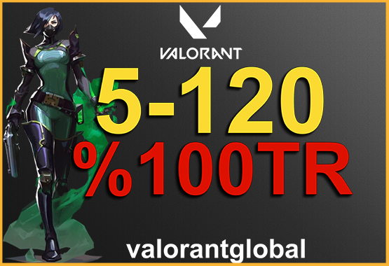 Valorant 5-120 %100TR Random Hesaplar